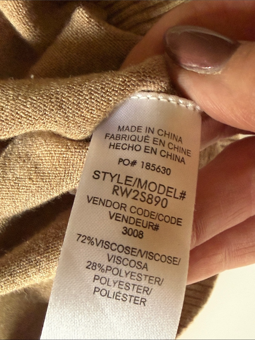 Splendid x Cella Jane Blog Camel Turtleneck Sweater Size Medium - Picture 8 of 8